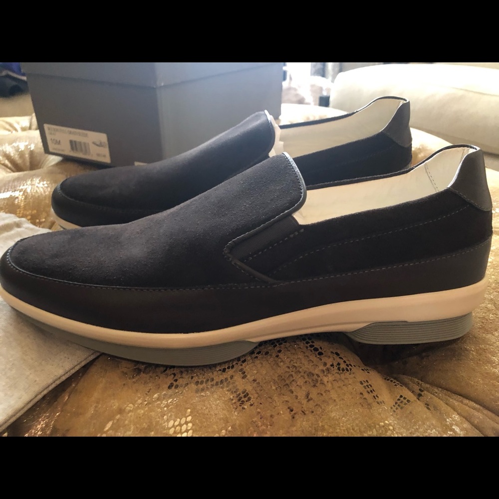 Aquatalia Waterproof Full Grain Suede Shoes Men's